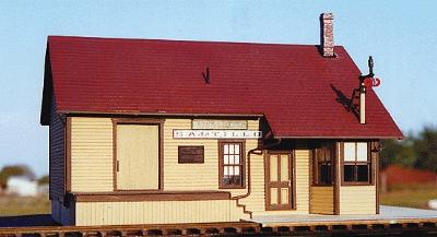 BTS East Broad Top Saltillo Station - 6-5/16 x 6 HO Scale Model Railroad Building #27123