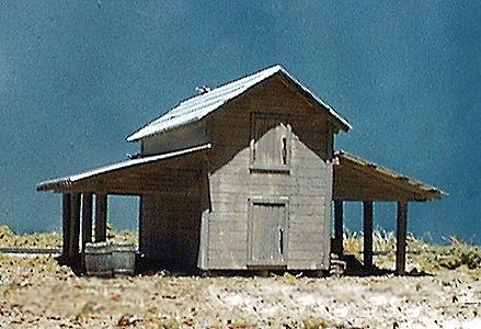 BTS Goin Home Series - Tobacco Barn - 5 x 2-1/2 HO Scale Model Railroad Building #27304