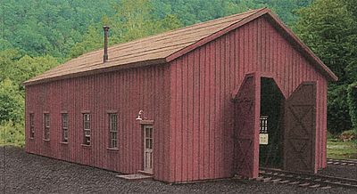BTS Car Repair Shop - Standard Gauge Kit HO Scale Model Railroad Building #27486