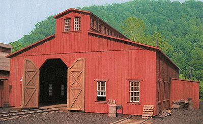 BTS Machine Shop - Narrow Gauge Kit HO Scale Model Railroad Building #27487