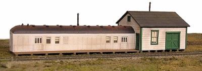 BTS Yardmasters Office HO Scale Model Railroad Building #27512