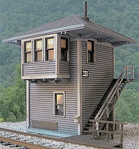 BTS Chesapeake & Ohio MD Cabin (Interlocking Tower) HO Scale Model Railroad Building #27650