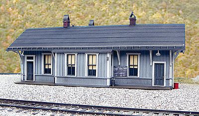 BTS Chesapeake & Ohio Quinnimont Passenger Depot HO Scale Model Railroad Building #27652