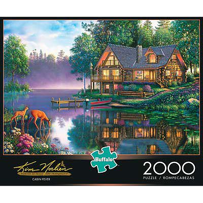 Buffalo-Games Cabin Fever 2000pcs Jigsaw Puzzle Over 1000 Piece #2047