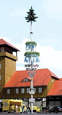 Ho Scale Maypole Busch Maypole - Kit - 9-1/4'' 23.5cm HO Scale Model Railroad Building #1069