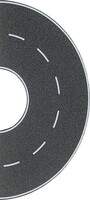 Busch Streets/Roadway - Curve - 7-5/8'' 19cm