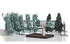 Busch Christmas Tree Sale Scene Model Railroad Tree #1182