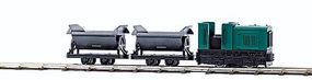 Busch Feldbahn Industrial Diesel Set HO Scale Model Train Set #12000
