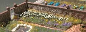 Busch Oxeye Daisies White & Yellow pkg(120) HO Scale Model Railroad Grass Earth #1207