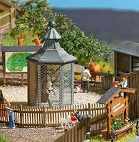 Busch Owl Aviary Kit HO Scale Model Railroad Building #1581