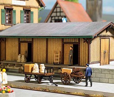 Busch Luggage Carts HO Scale Model Railroad Building Accessory #1625