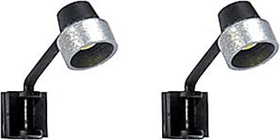 Busch Wall-Mount Lights - With Yellow LEDs HO Scale Model Railroad Roadway Light #4129