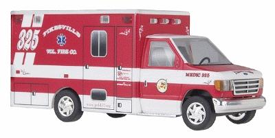 Busch Emergency Vehicles - Ford E-350 Paramedics Pikesville Vol. Fire ...