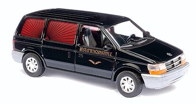 Busch 1990 Plymouth Voyager Minivan Funeral Parlor HO Scale Model Railroad Vehicle #44622