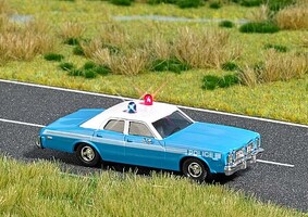 Busch Dodge Monaco Police car with Lights HO Scale Model Railroad Vehicle #5629