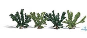 Busch Summer Bushes (4) Model Railroad Tree and Scenery #6065