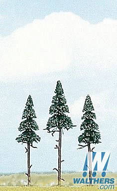Busch Spruce Tree (3) Model Railroad Tree and Scenery #6114