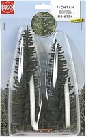 Busch Spruce Trees pkg(2) - 6-13/16 & 7-13/16''