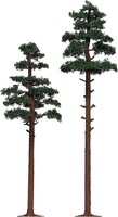 Busch Pine Trees - 6-7/8 & 8-1/4''