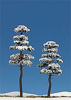 Busch Snow Covered Trees 2/ HO-Scale (2)