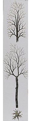 Busch Winter Trees - 6-1/2 HO Scale Model Railroad Tree #6158