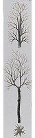 Busch Winter Trees 6-1/2'' HO Scale Model Railroad Tree #6158
