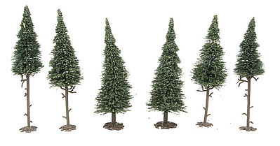 Busch Spruce Tree (6) Model Railroad Tree #6410