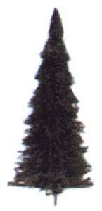 Busch Pine Trees (15 Various Sizes ) HO Scale Model Railroad Tree #6470