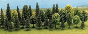Busch Mixed Forest Trees pkg(30) HO Scale Model Railroad Tree #6489