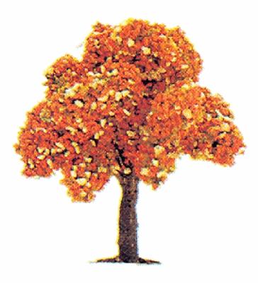 Busch Trees Deciduous - Blooming 1-3/4 N Scale Model Railroad Tree #6623