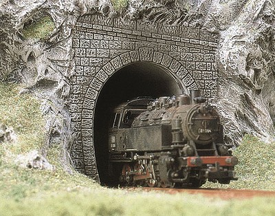 Busch Tunnel Portal Sngl Trk 2/ (2)