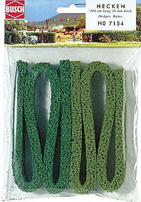 Busch Hedges 100cm x 18mm - HO-Scale