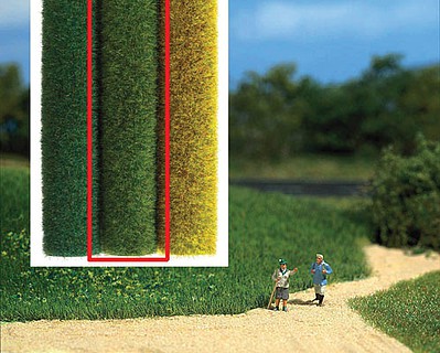 Busch Grass matting sml drk grn - HO-Scale