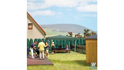 Busch Party Tents (2) HO Scale Model Railroad Building Accessory #7797
