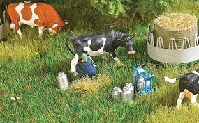 Busch Portable Milking Machine Milker, Figure, 4 Milk Cans