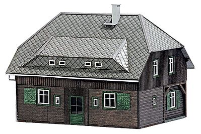 Busch Village House - 65 x 49mm N Scale Model Railroad Building #8245