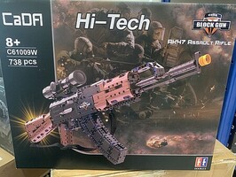 Cadfi CaDFi Blocks AK47 Assault Rifle w/Scope/738pc