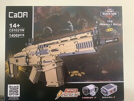 Cadfi CaDFi Blocks SCAR Assault Rifle/1406pc