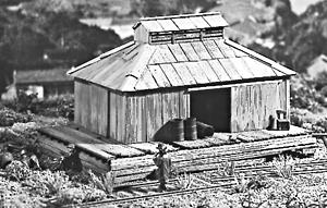 Campbell Freight Storage Shed O Scale Model Railroad Building #127