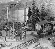 Campbell Water Tower HO Scale Model Railroad Building Kit #356