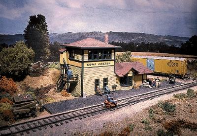 Campbell Kiowa Juction Station HO Scale Model Railroad Building Kit #423