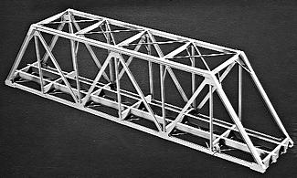 Campbell 125 Single-Track Truss Bridge HO Scale Model Railroad Bridge Kit #763