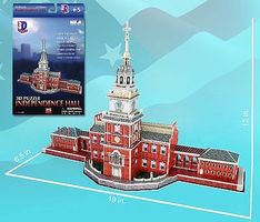 Cubic Independence Hall (Philadelphia, Pa, USA) (43pcs) 3D Jigsaw Puzzle #85