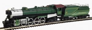 Con-Cor Steam S-2 4-8-4 Northern with Tender Southern Cab #1 N Scale Model Train #1003822