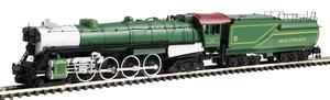 Con-Cor Steam S-2 4-8-4 Northern with Tender Southern Cab #3 N Scale Model Train #1003824