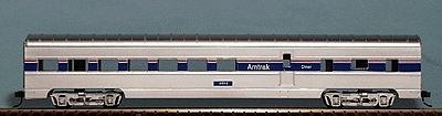Con-Cor 72 Streamlined Diner Amtrak Phase IV HO Scale Model Passenger Car #10100023