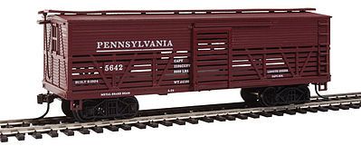 Con-Cor OT Cattle Car Pennsylvania RR #2 HO Scale Model Train Freight Car #1052092