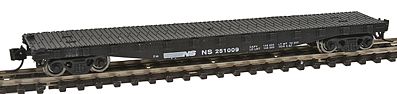 Con-Cor 50 Flatcar with Stakes Norfolk & Western N Scale Model Train Freight Car #14100