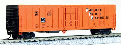 Con-Cor 57 Mechanical Reefer Pacific Fruit Express #1 N Scale Model Train Freight Car #14821