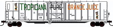 Con-Cor 57 Mechanical Reefer Tropicana Orange Juice #1 N Scale Model Train Freight Car #14832